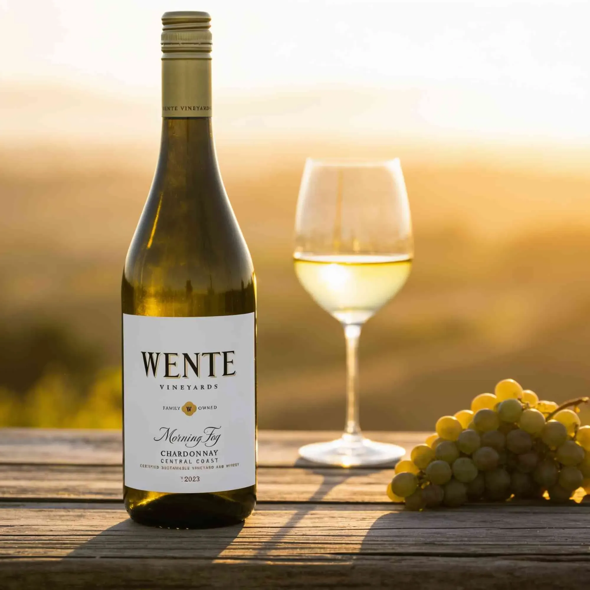 Wente Vineyards 2023 Wente Morning Fog Chardonnay 2023 Chardonnay,Gewürztraminer USA