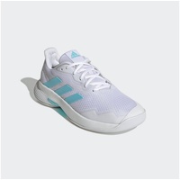 Adidas CourtJam Control Tennisschuh Cloud White / Bliss Blue / Cloud White 43 1/3