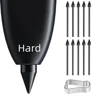 10 Stück Galaxy S Pen harte Spitzen/Spitzen, kompatibel mit Samsung Galaxy Tab S10/S9/S8/S7/S6Lite/S6, Galaxy S24 Ultra/S23 Ultra/S22 Ultra, N20 Ultra/N10, weiche Spitzen, alle Versionen mit Werkzeug