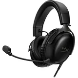 Kingston HyperX Cloud III – Kabelgebundenes Gaming-Headset, PC, PS5, Xbox Series X|S, abgewinkelte 53mm-Treiber, DTS, Memory-Schaum, Stabiler Rahmen, ultraklares 10mm-Mikrofon, USB-C, USB-A, 3,5mm, Schwarz