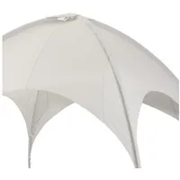 LECO Dachtextil für Kuppelzelt 5 x 5 m grau/