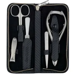 Reißverschluss-Etui Carbon