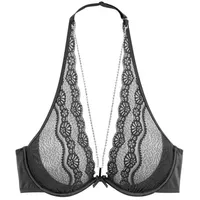 LASCANA BELLE AFFAIRE Neckholder-BH Damen schwarz Gr.85D