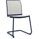Profim Com K32V1 Besucherstuhl, Freischwinger, stapelbar, Schale aus Schichtholz, Sitz und Rücken gepolstert frei konfigurierbar