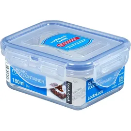Lock & Lock Frischhaltedose blau rechteckig 10,8 x 8,8 x 4,8 cm 0,18 l