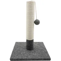 Tyrol Kratzsäule 42 cm grau und weiß