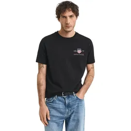 GANT T-Shirt - Blau,Rot,Schwarz,Weiß - XL