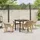 vidaXL Garten Essgruppe 5-tlg. Beige