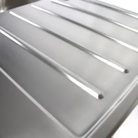 stabilo-sanitär Jakub rechts Einbauspüle Edelstahl Abtropffläche 1000 x 500 mm