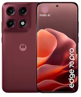 Motorola edge 70 Pro 8/256 GB Android 16 Smartphone Zinfandel