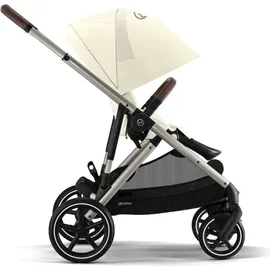 cybex retail gmbh Cybex Gazelle S Kinderwagen inkl. Cot S Babywanne / Kombikinderwagen, Farbe:Seashell / Taupe