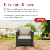 KETER Riviera Provence Premium Panama Sessel braun mit Kissen cappuccino