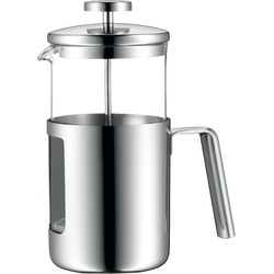 WMF Kaffeebereiter French Press für 6 Tassen Coffeepress 1l Kult Glasbehälter, Kaffeebereiter, Silber