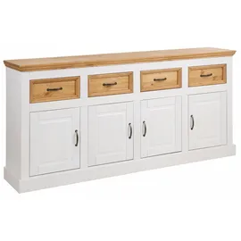 OTTO home Sideboard Selma 192 x 87 x 38 cm Weiß