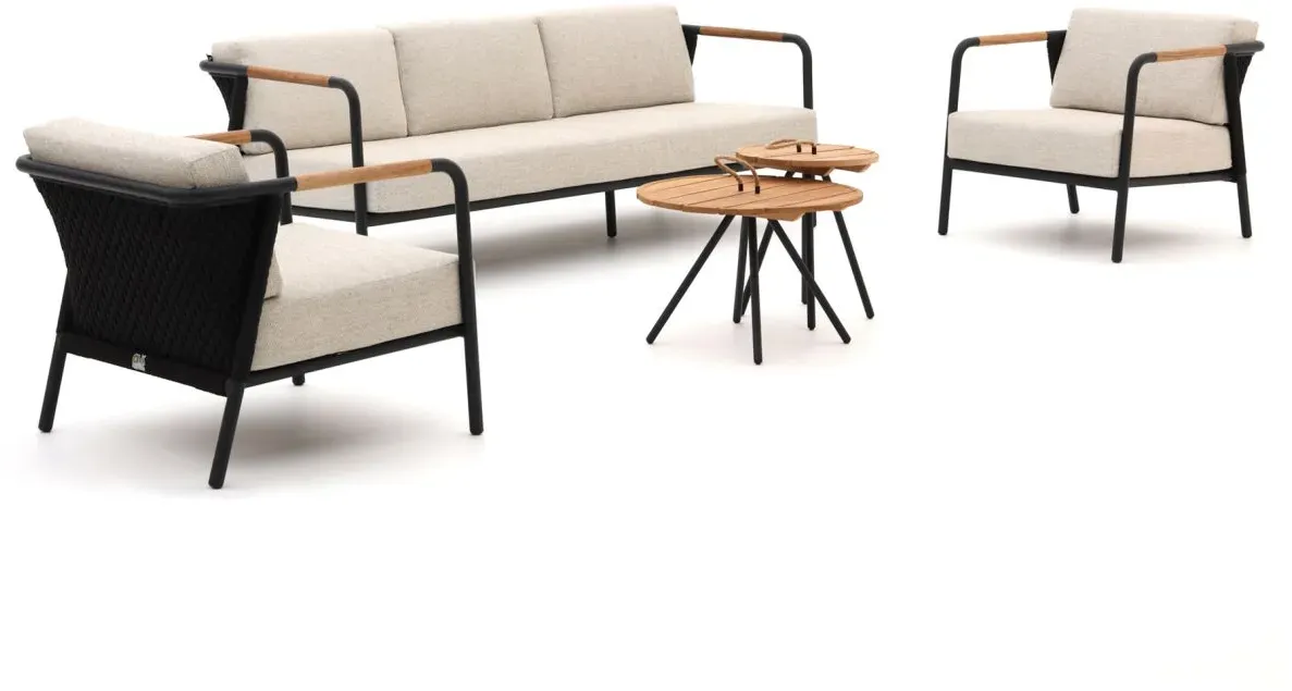 + 10 % Kassenrabatt | Apple Bee Elle Sessel-Sofa Lounge-Set 5-teilig