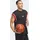 adidas Basketball All-World Sleeveless Tank Shirt, Black/red, M