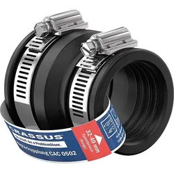 Adapterkupplung CAC 0502 Spannbereich 40-50 x 32-40mm EPDM - PN 0,6 bar