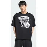 adidas DBB Basketball Graphik-T-Shirt 2026 black S