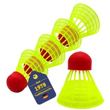 Best Sporting Speed Federball Set – Highspeed Bälle aus Nylon für Power-Badminton – langlebige Speedfederbälle mit optimalem Flugverhalten für Indoor & Outdoor Matches (5)