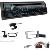 Kenwood CD-Receiver Radio DAB+ Bluetooth für Jaguar S-Type ab 2002 anthrazit