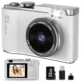 AKOFIC Kinderkamera, 2,4 Zoll 1080P HD Bildschirm Kamera Kinder mit 32GB Karte, Selfie Digitalkamera Kinder Fotoapparat Kinder Spielzeug für 3-12 Jahre Jungen Mädchen Geburtstag Weihnachten Geschenk