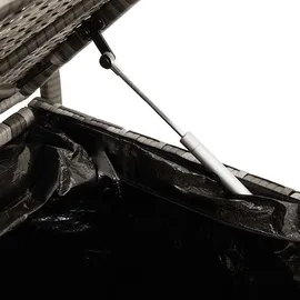 vidaXL Gartenbank 54 x 74 x 54 cm Grau