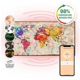 Klarstein Air Art Smart Infrarotheizung Farbige Karte 120x60cm 700W - Bunt