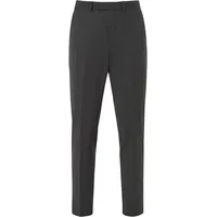 Thomas Goodwin Anzughose THOMAS GOODWIN "Hose", Herren, Gr. 50, Normalgrößen, grau, 53% Polyester;43% Wolle;4% Elasthan, unifarben, figurumspielend lang, Hosen, im Modern-Fit, 3938-1-20030