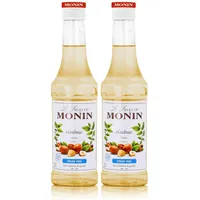 Monin Haselnuss Light Sirup 250 ml - Für Cocktail und Kaffee (2er Pack)