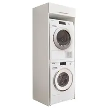 Bega BBK Hochschrank Asiago10 Holzoptik Weiß