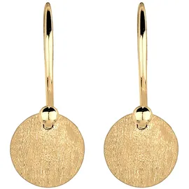 Elli Ohrringe Damen, Ohrhänger Geo, Kreis in gold, | Gr.: onesize,