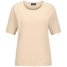 GOLDNER Rundhalspullover Beige 22