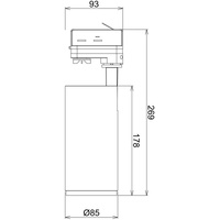 Deko-Light LED 3-Phasen 15W schwarz