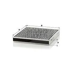 Mann-filter Filter, Innenraumluft [Hersteller-Nr. CUK2246] für Lexus