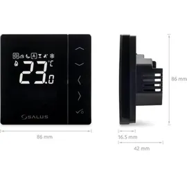 SALUS Thermostat VS35 digital Unterputz 230 V