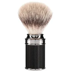 Mühle TRADITIONAL Rasierpinsel, Silvertip Fibre®, Griffmaterial Metall, schwarz Herren 