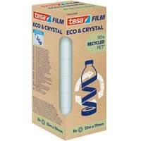 Tesa Klebeband 59044, Eco und Crystal, 19mm x 33m,