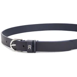 Tommy Hilfiger Damengürtel Leder 2,5 cm breit Blau 70