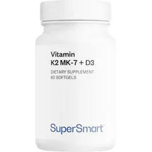 Supersmart Vitamin K2 MK-7 + Vitamin D3 Kapseln 60 St.