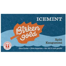 Birkengold Icemint Kaugummi 12 Stück
