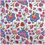 Stofferia Stoff Dekostoff Panama Summer Pink, Breite 138 cm, Meterware rosa
