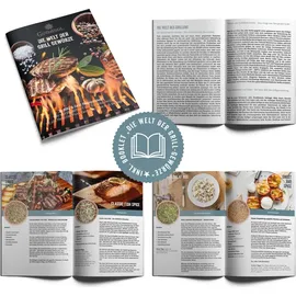 Corasol Premium BBQ & Grillgewürze Adventskalender mit 24 Gewürz-Mischungen und Rezept-Booklet, die Gewürz Gourmet Geschenkidee (284 g)