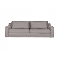 furninova Big-Sofa »Grande Double Day LC«, abnehmbarer Hussenbezug, im skandinavischen Design, Breite 236 cm silberfarben