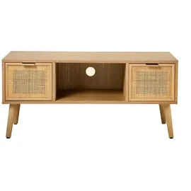 CaliCosy TV-Lowboard 100 cm Beige Holz/MDF
