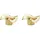 Georg Jensen Teelichthalter Cobra Edelstahl Gold