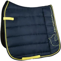 Dressur Schabracke Equestrian navy/neon gelb One Size