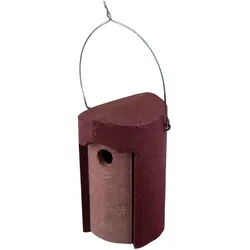 Holzbeton Nisthöhle 1B, Flugloch 32 mm, rot