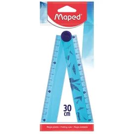 Maped Faltlineal ARCTIC 15,0/30,0 cm, hellblau
