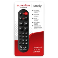 Superior Electronics Simply Numeric Universal Grosstastenfernbedienung für 2 Geräte - Superior Electronics SUPTLB002