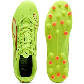 Puma Ultra 6 Play MG Herren Yellow Alert/Puma Black/Glowing Red 39